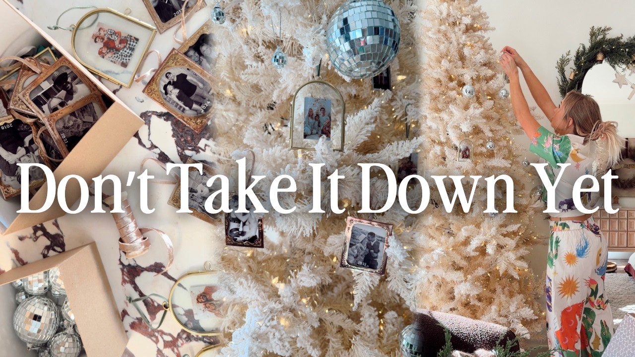 Don't Take Down Your Tree! DIY New Year's Tree Makeover