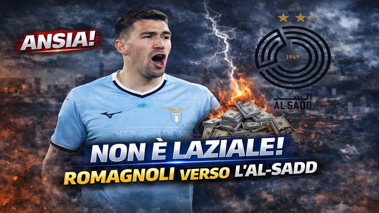 “SE ROMAGNOLI va VIA non é LAZIALE!”ANSIA per la sua CESSIONE all’AL-SADD! 