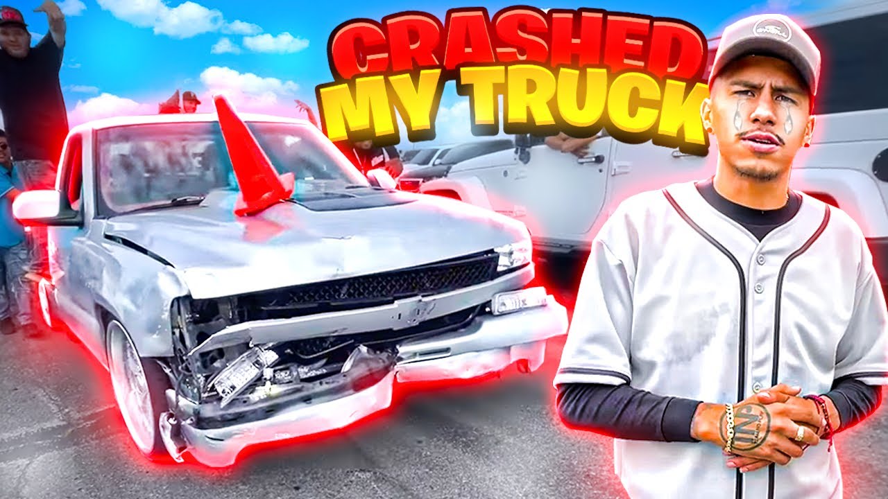 I CRASHED MY TRUCK !!