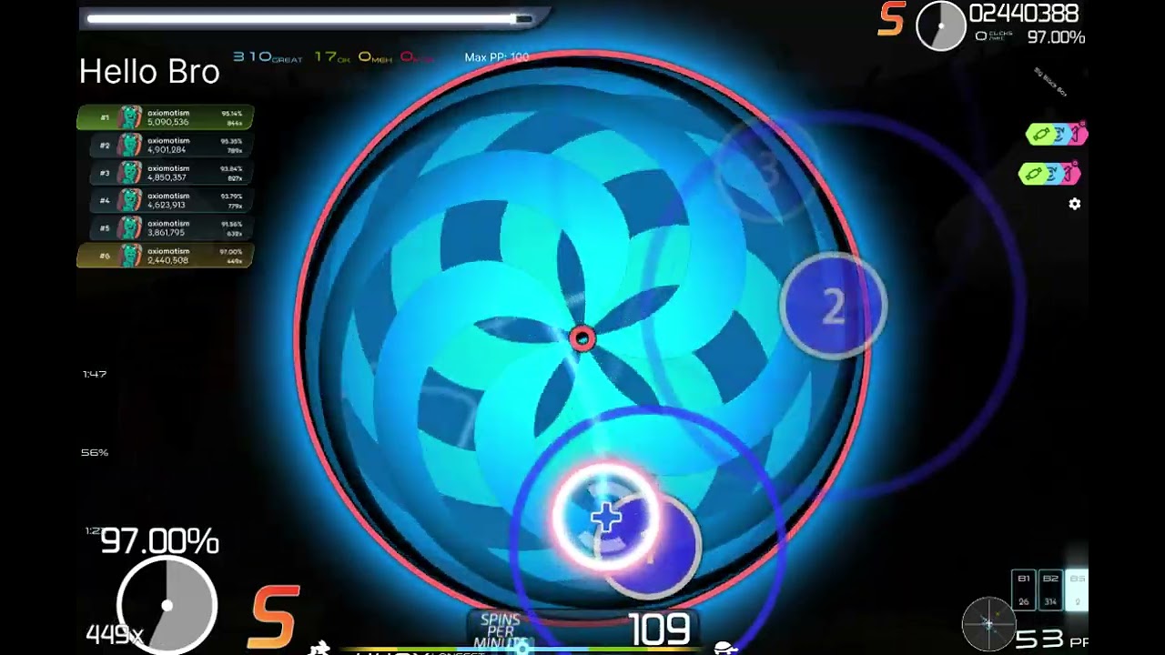 Dancing Kong Fu [Insane] +EZSOMU (osu!std) 95.14% S