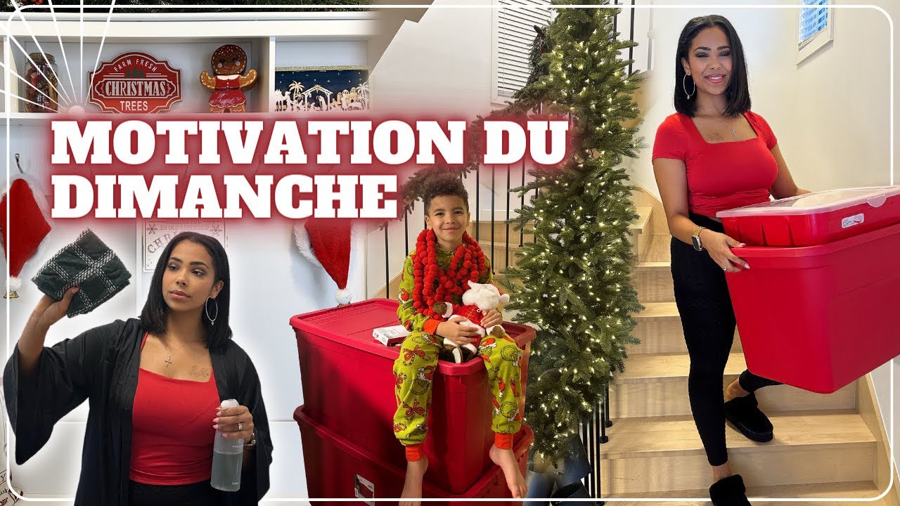 ♥️🎅🏽 MDD#17 // MOTIVATION, décoration , NETTOYAGE, rangement & RETOUR DE COURSES ! Lovely Lou Noël
