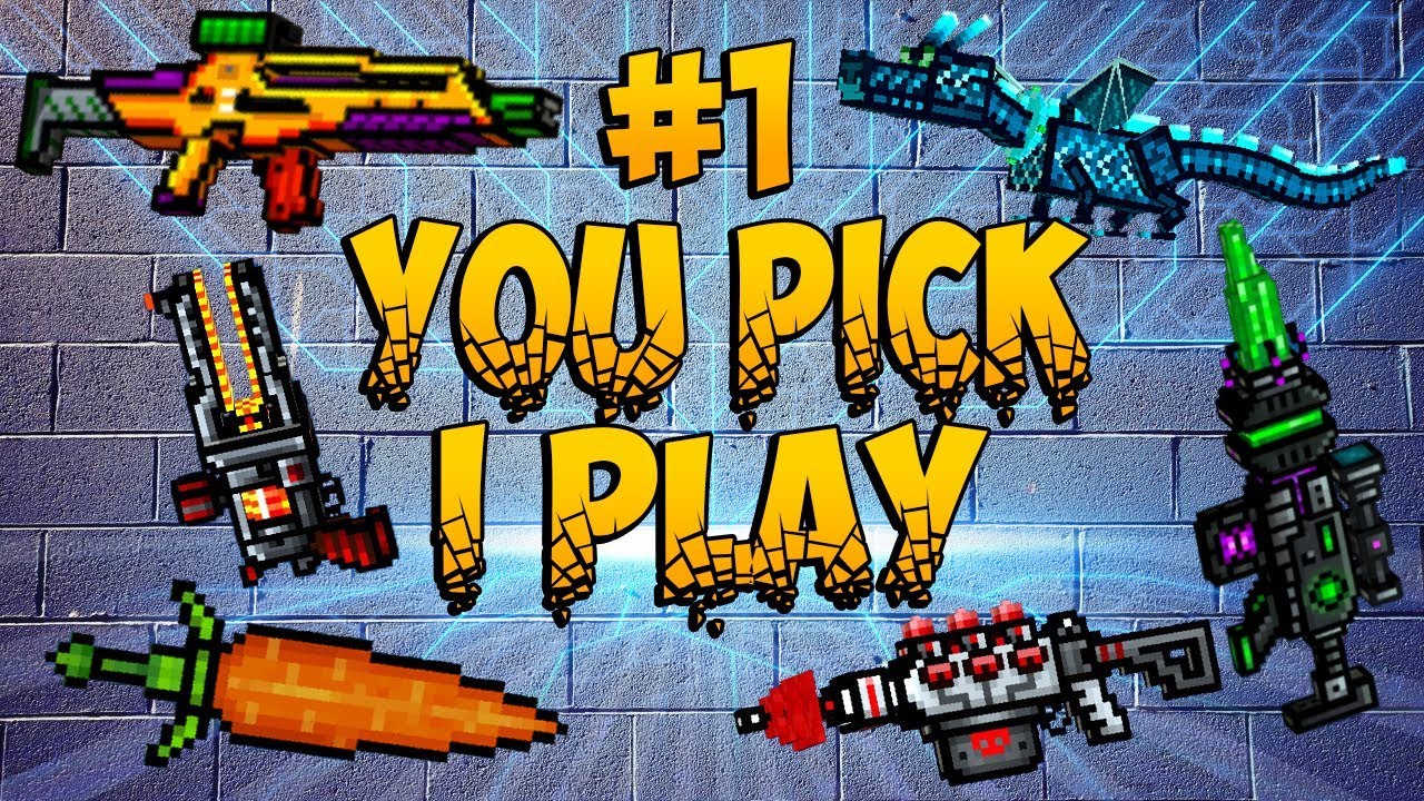 Вы выбираете, я играю! # 1 - Pixel Gun 3D (erik nada)