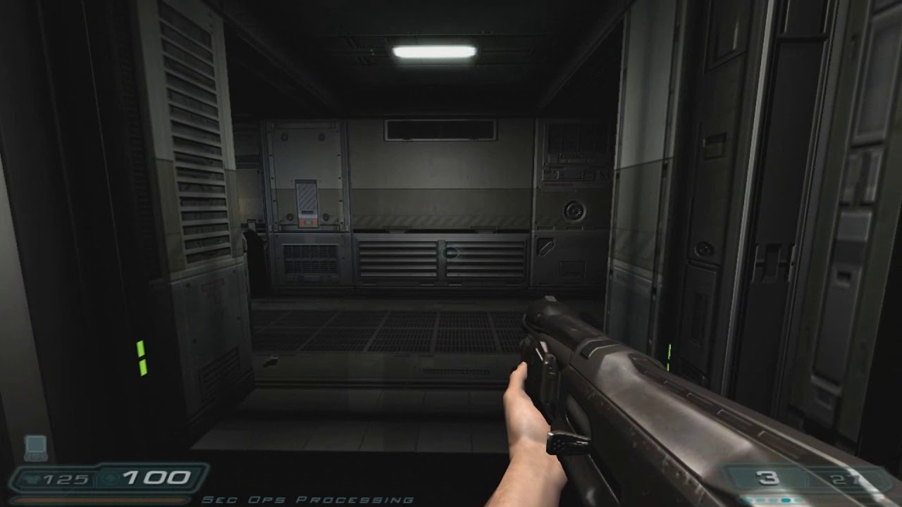 Basically everything wrong with DOOM 3 BFG Edition in just one set piece