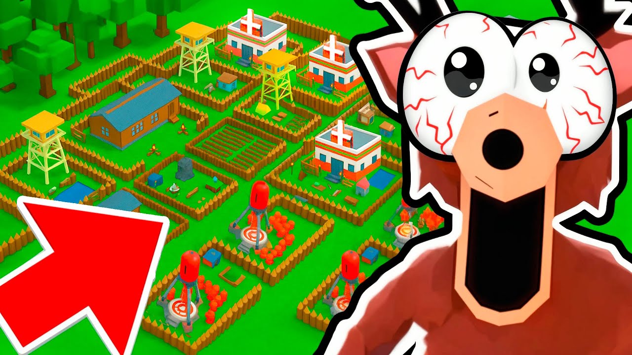 Я построил ГОРОД в 99 НОЧЕЙ в лесу ROBLOX!