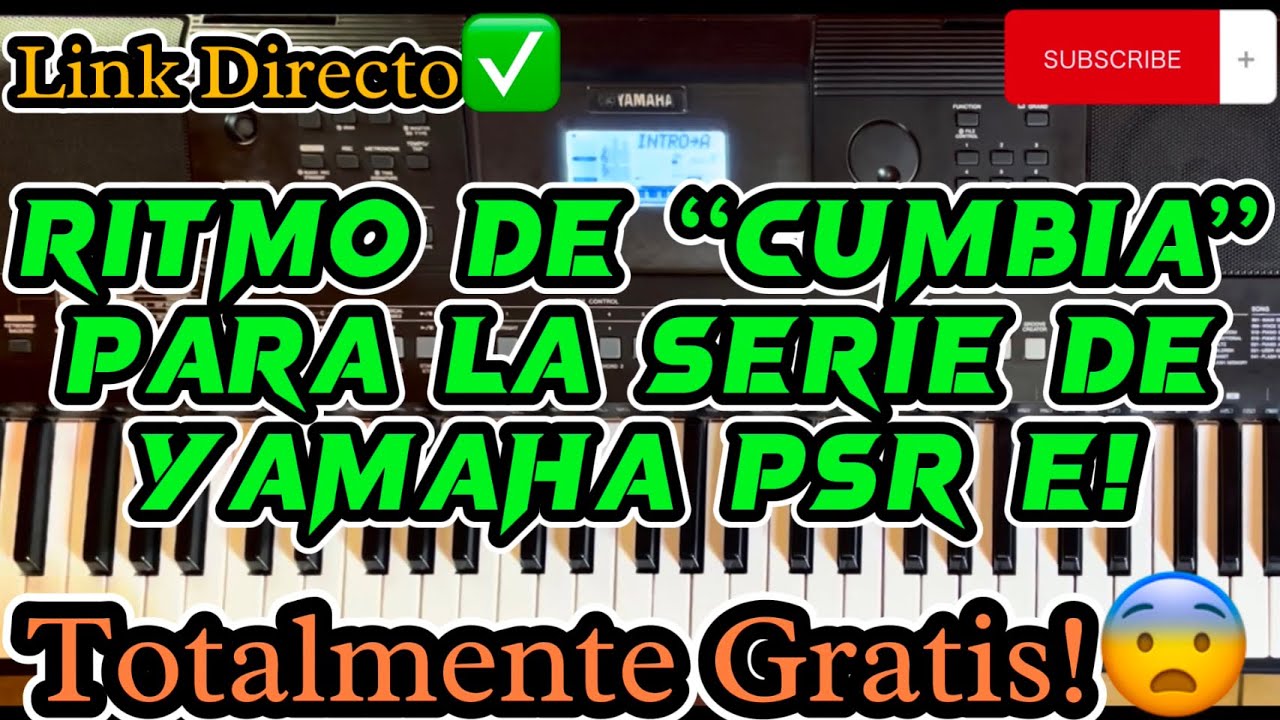 Uno De Los Mejores Ritmos De ''Cumbia'' Para La Serie De Yamaha Totalmente Gratis