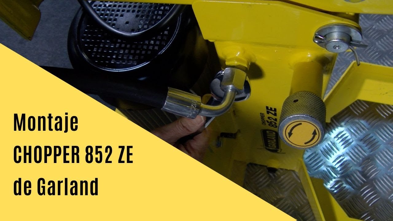 Astilladora eléctrica Chopper 852 ZE | Montaje