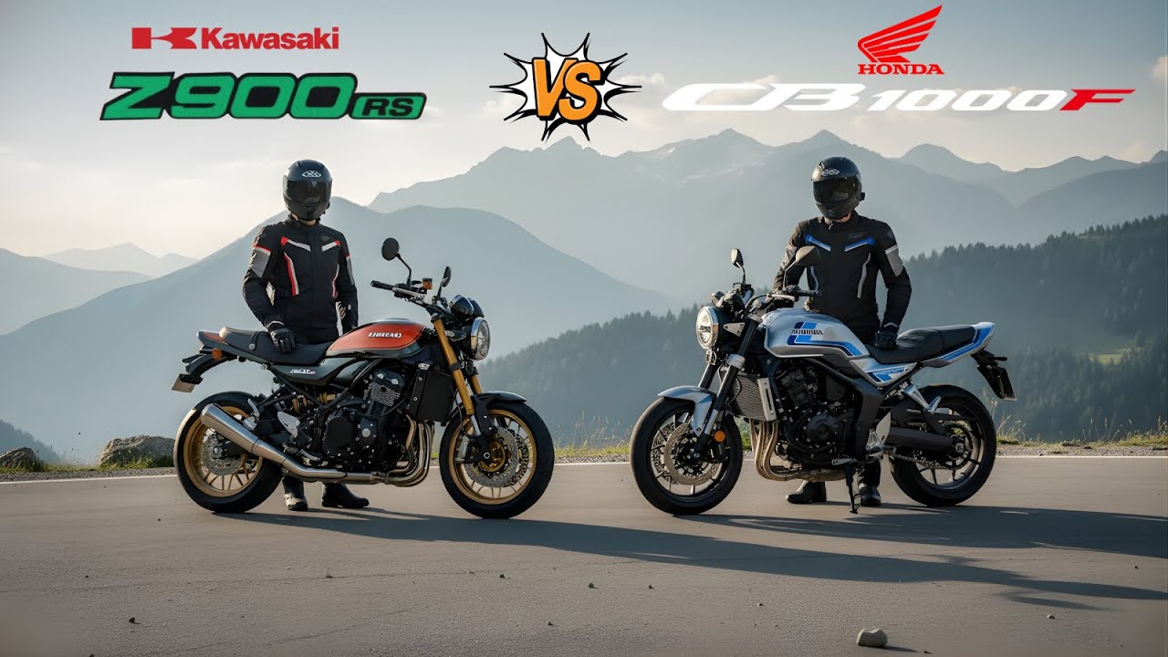 НОВЫЙ KAWASAKI Z900RS 2026 ГОДА ПРОТИВ HONDA CB1000F | Какой мотоцикл станет королем современной ...