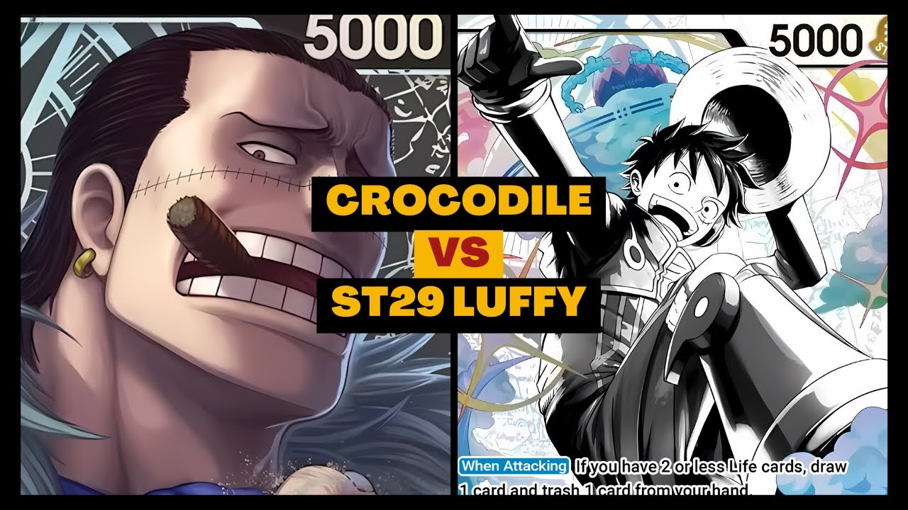 [OP14] Crocodile vs. ST29 Luffy : One Piece Card Game