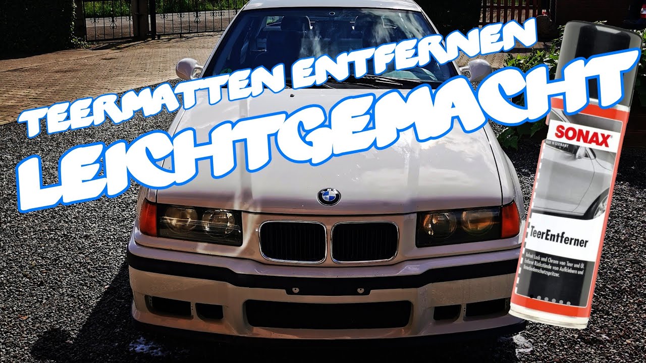 Teermatten entfernen LEICHTGEMACHT - So klappt es total einfach | BMW E36 Tracktool