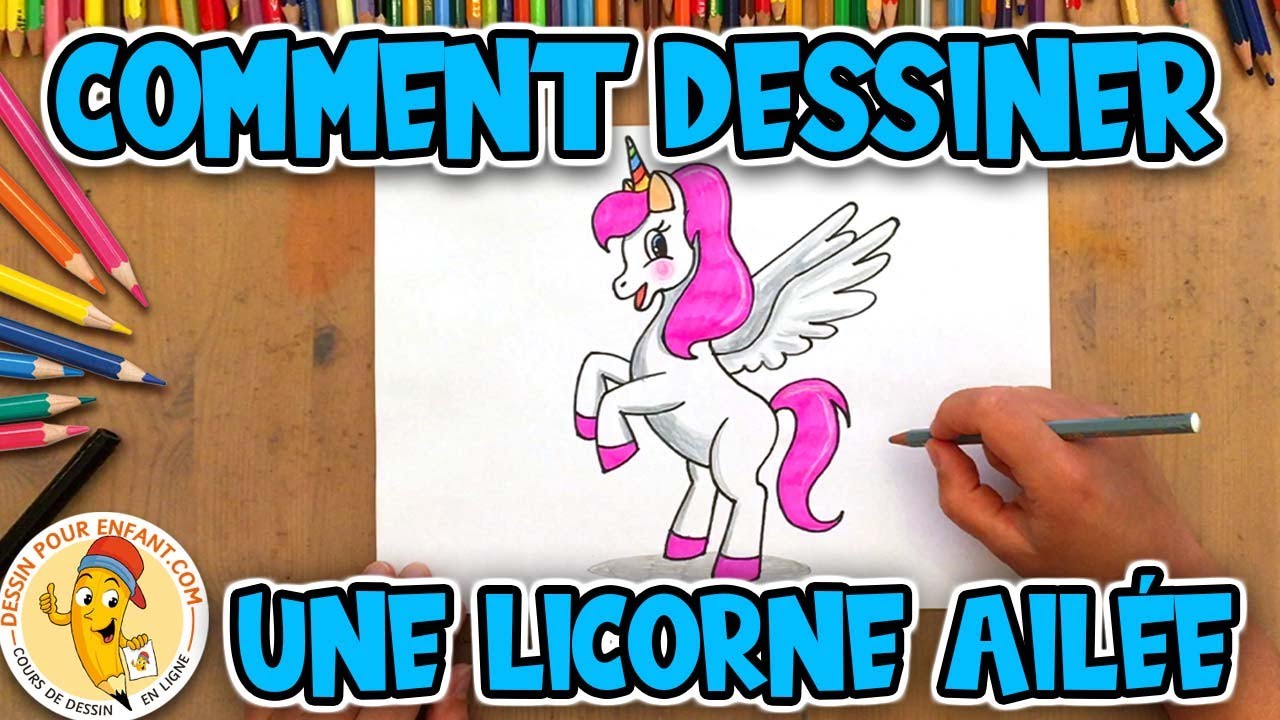 comment dessiner une LICORNE kawaii étape par étape | dessin pour enfant