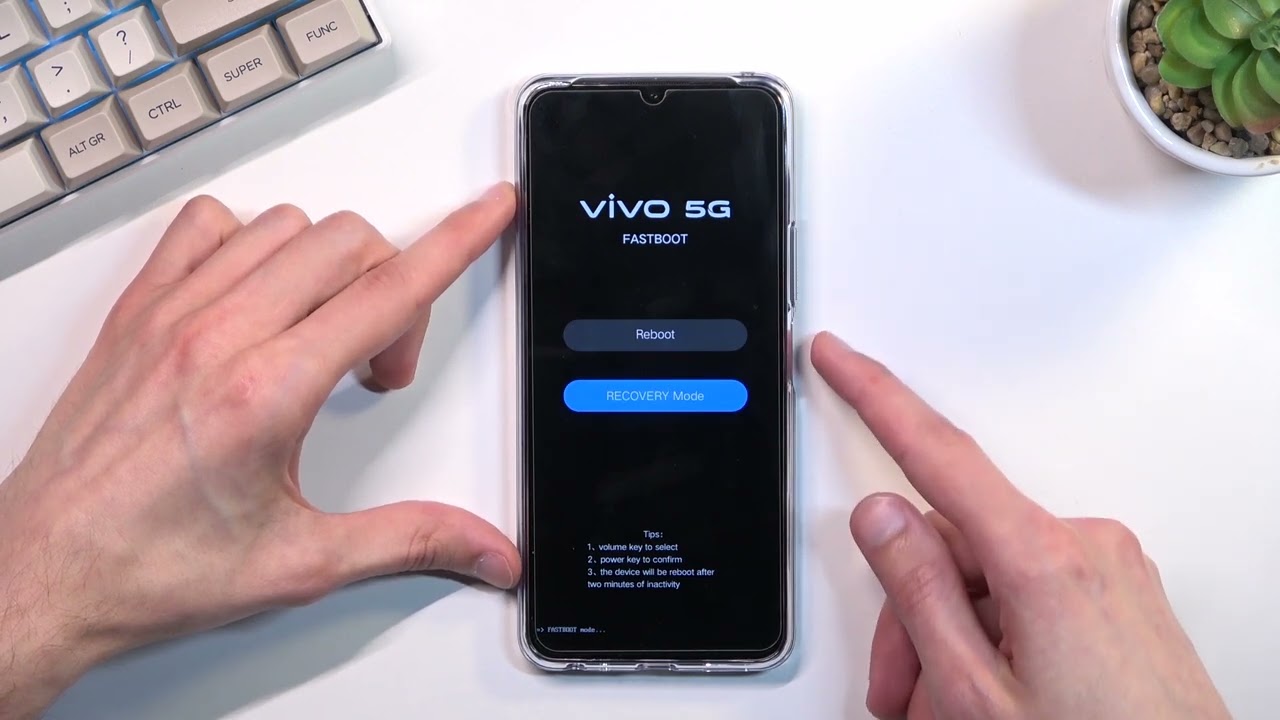 Жёсткий сброс VIVO Y76 | Снятие графического ключа и удаление данных в режиме восстановления