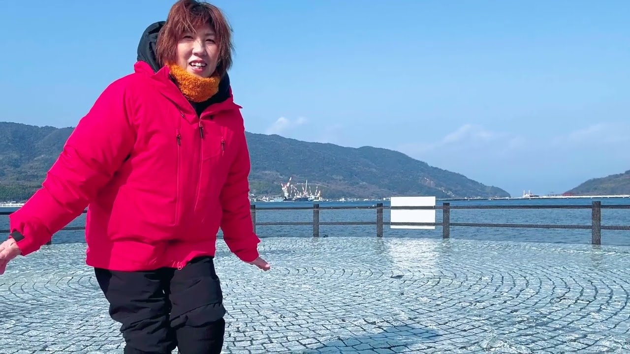 広島県江田島市　ヒューマンビーチ長瀬の遊歩道