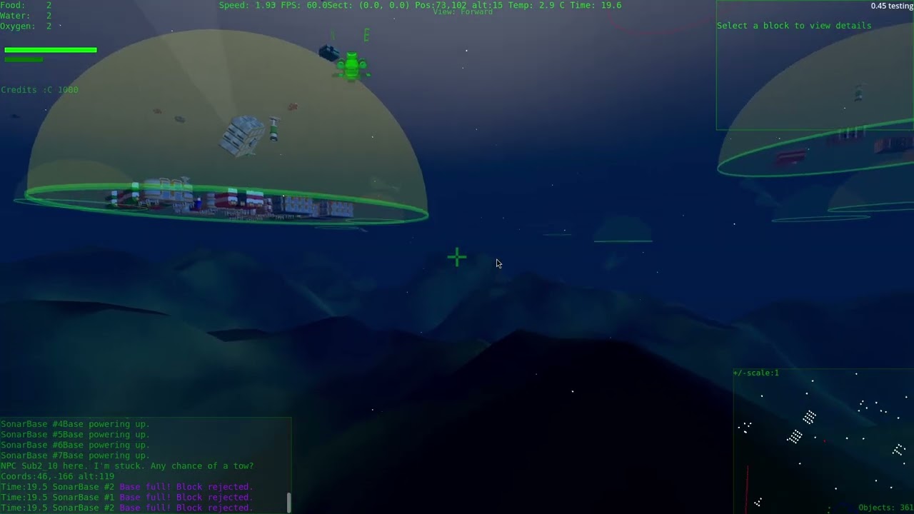Subciety (Godot game). Algorithmic (Sonic Pi) music and sound effects test.