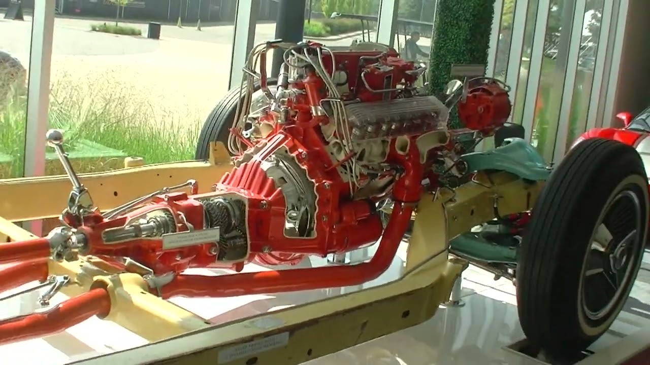 Curt Simlik's 1965 Corvette Cutaway Chassis Auto Show Display