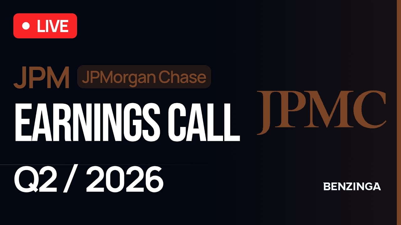 JPMorgan Chase Q2 FY26 Earnings Call | $JPM | 🔴 WATCH LIVE