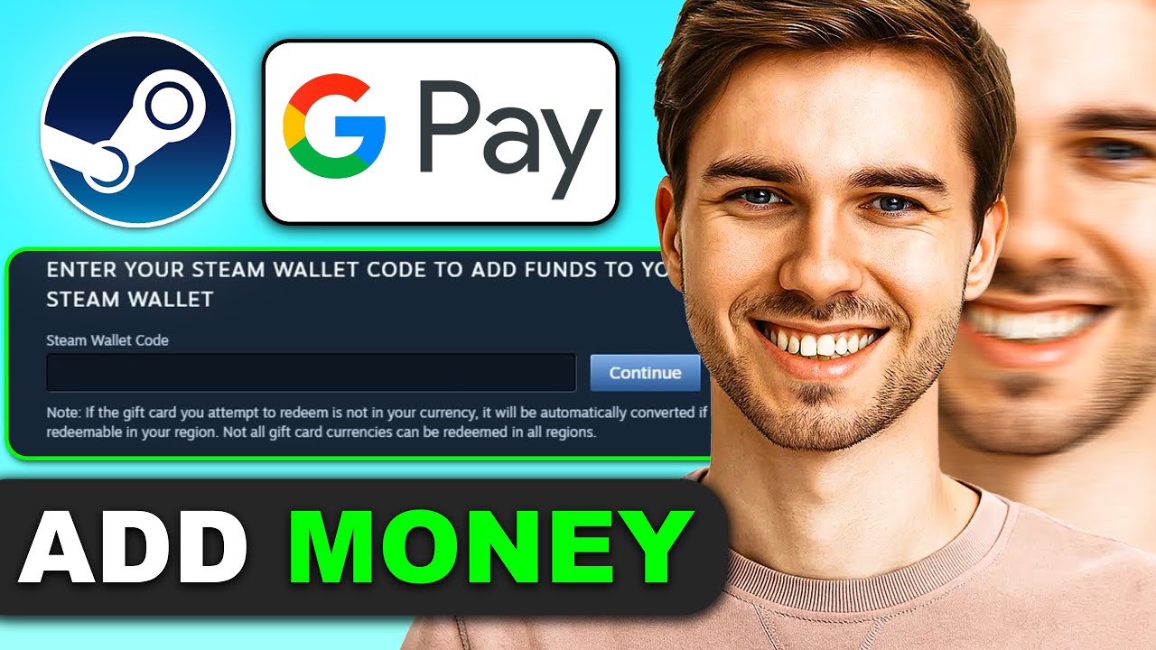 Как добавить деньги в Steam с помощью Google Pay