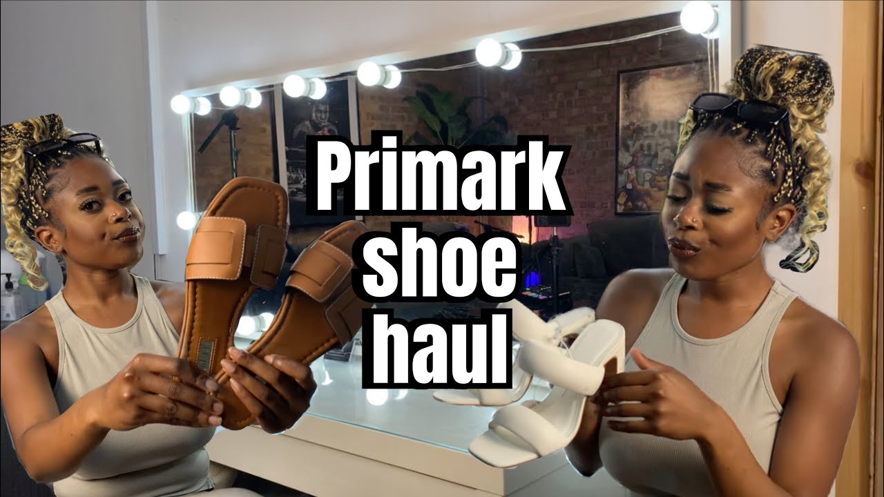 Primark Summer shoes haul | sliders and heels, Hermes and Bottega DUPE