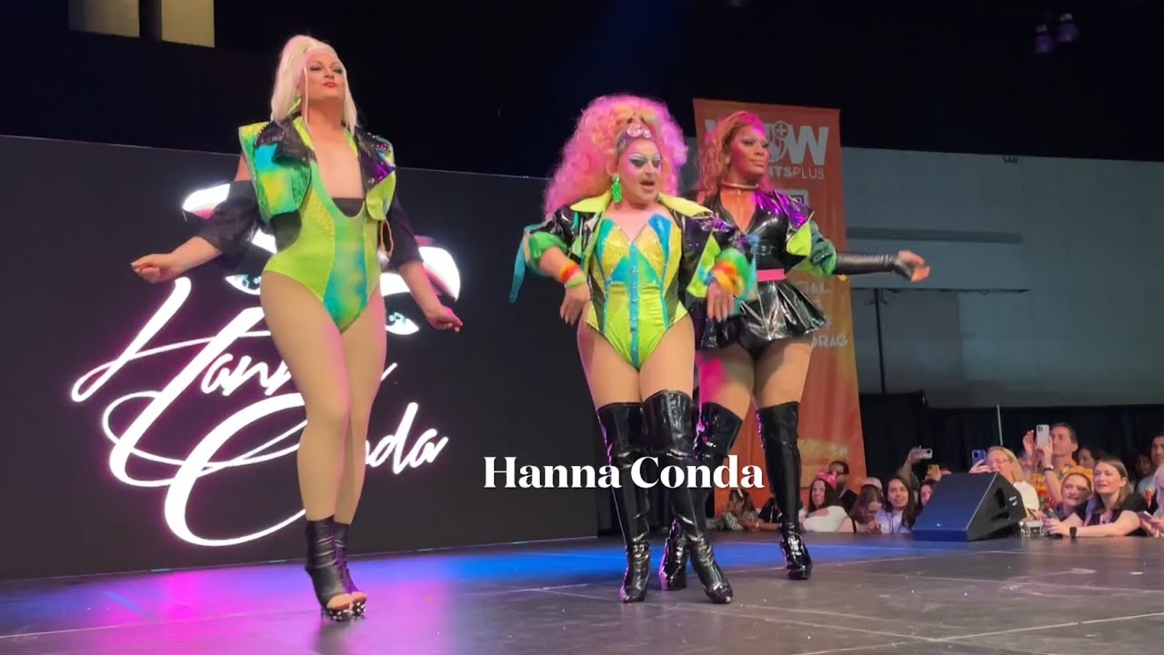 Hanna Conda, Spankie Jackzon and Kween Kong at Dragcon 2023