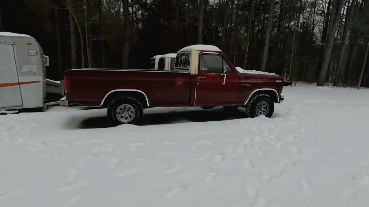 1980 Bullnose Ford Evening Snow Start 400 V8