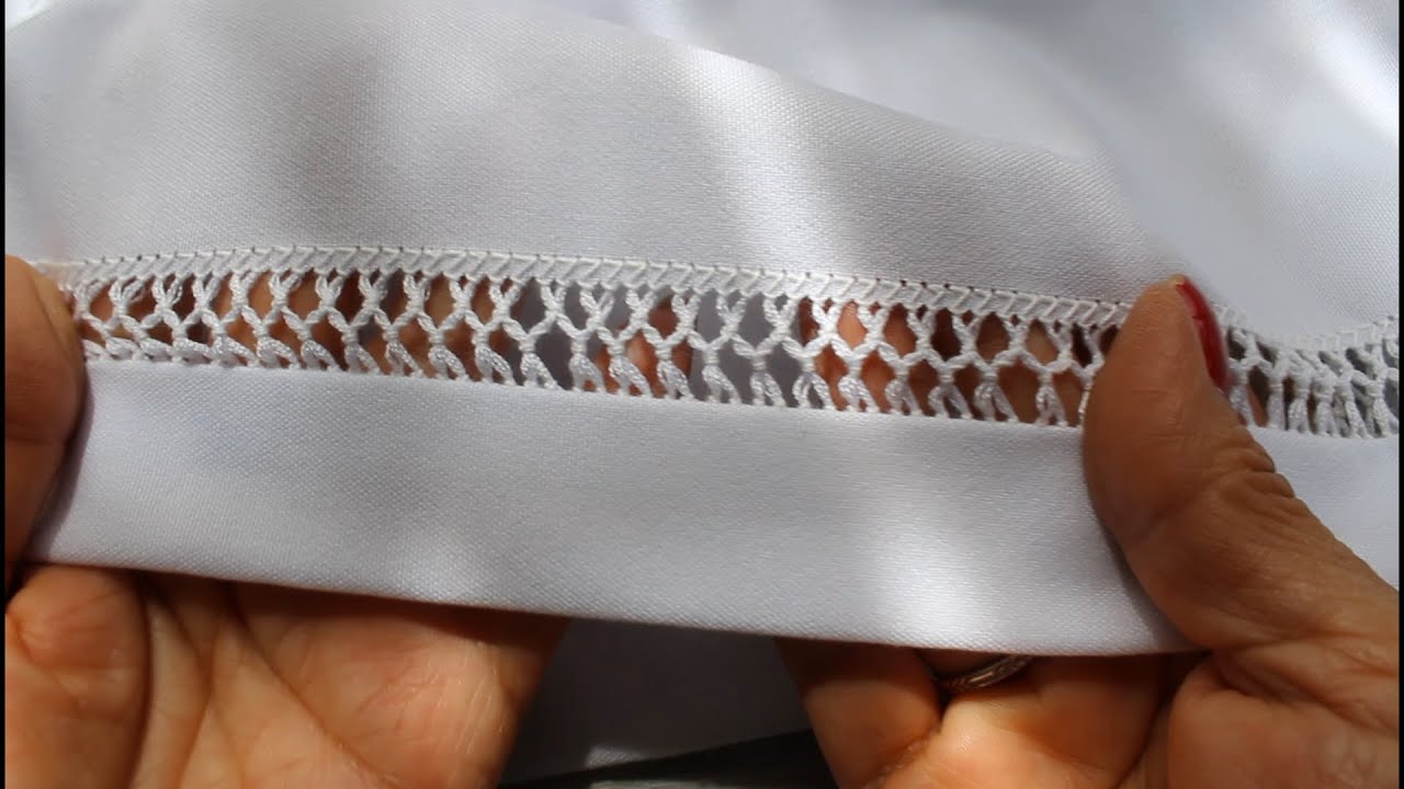 COMO HACER UN DOBLADILLO PARA SERVILLETAS, MANTEL, ETC, VAINICAS Y DESHILADOS @TissuTejidos