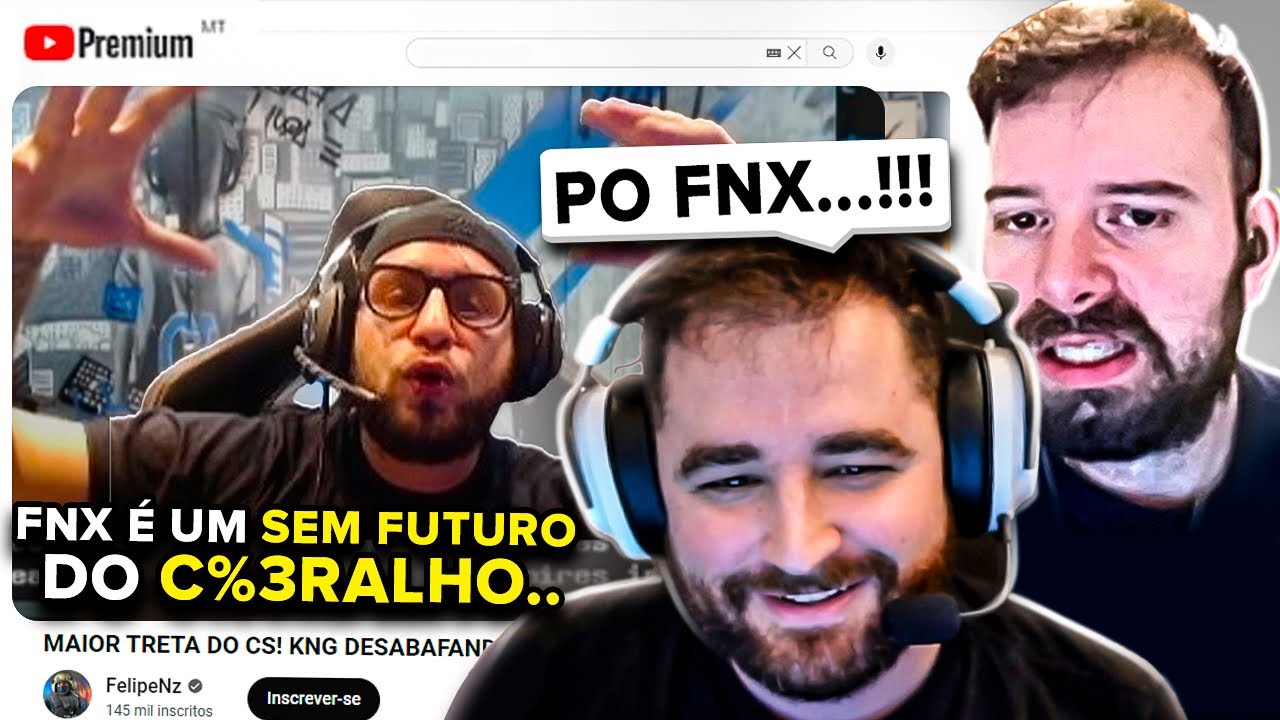 FALLEN E MCH FALANDO A REAL SOBRE TRETA DO KNG E FNX!
