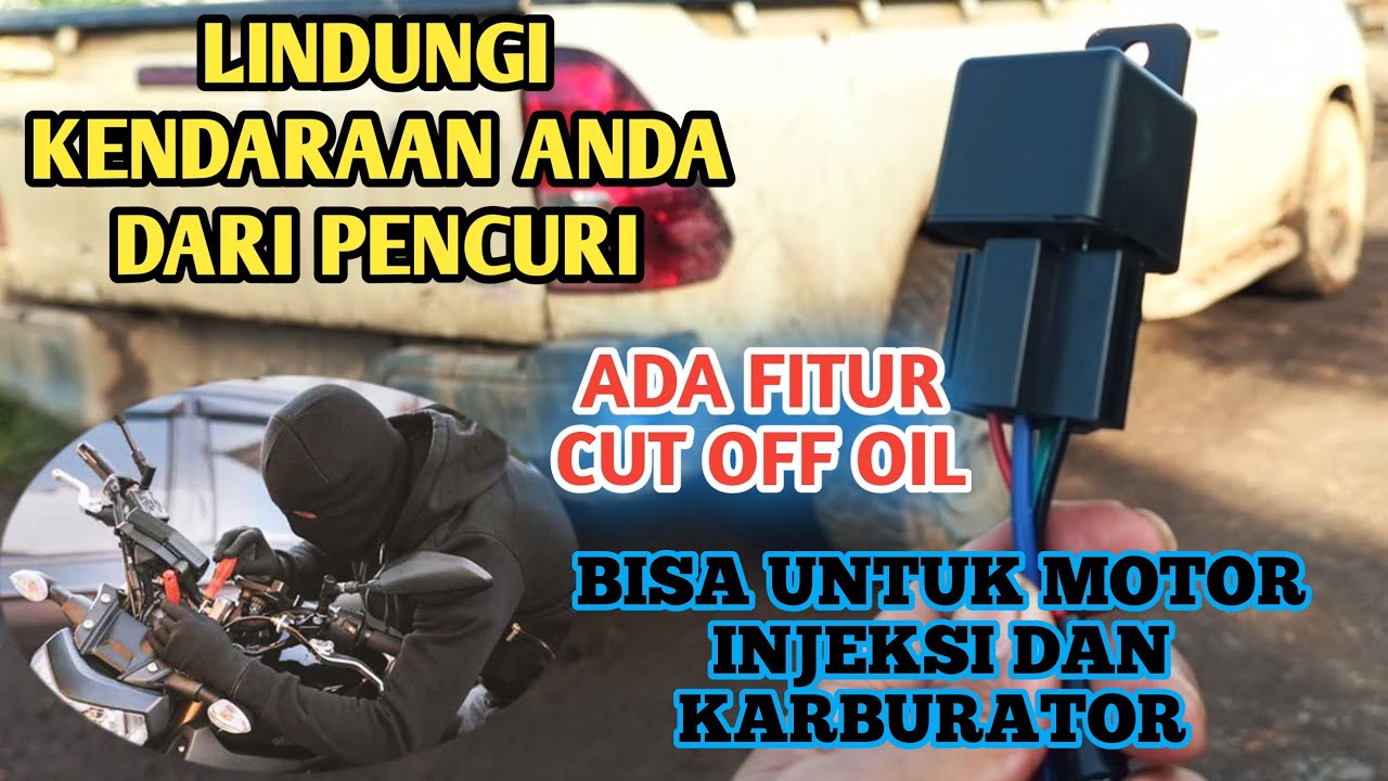 cara instalasi GPS TRACKER ST-907 ada  fitur cut off bisa untuk mobil dan motor