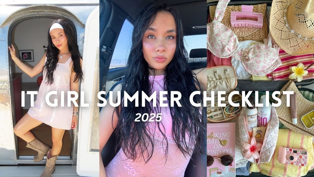 IT GIRL SUMMER ESSENTIALS 2025: Self-Care, Glow-Up Must-Haves for a Pinterest-Worthy Summer