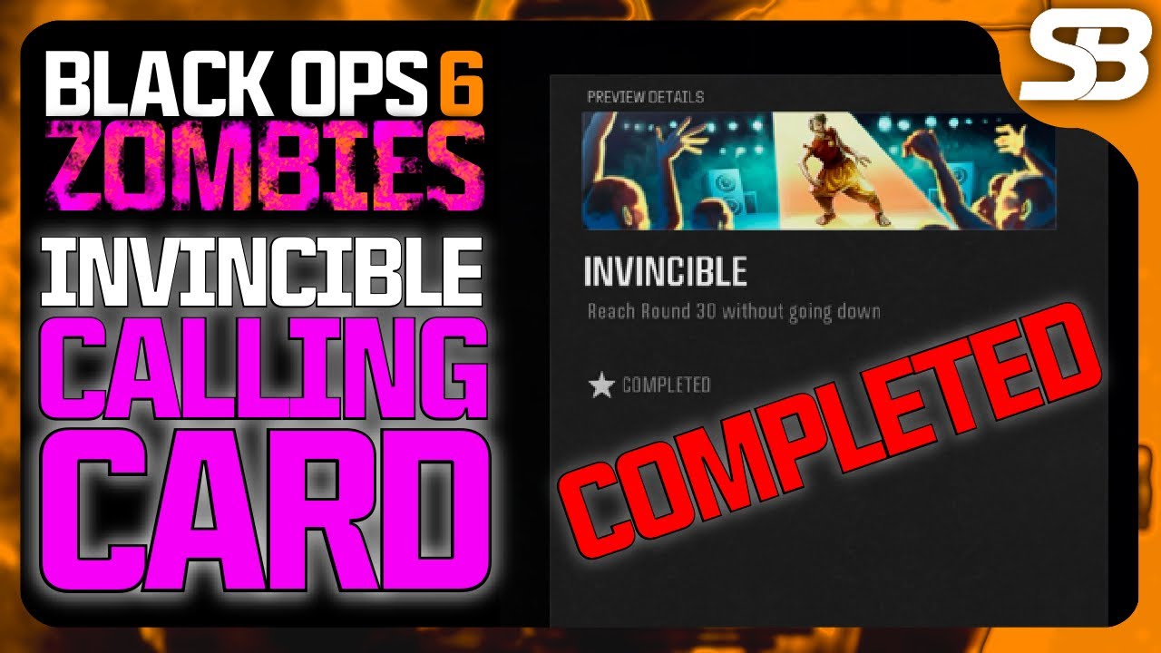 B06 Dark Ops Invincible Calling Card Challenge (BO6 Invincible Dark Ops Challenge)