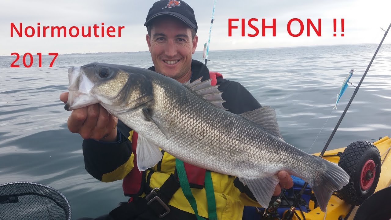 Pêche en Kayak île de Noirmoutier :  FISH ON !