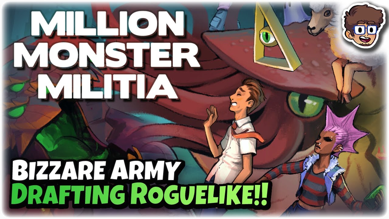 Bizarre Luck Be a Landlord Style Army Drafting Roguelike! | Let's Try Million Monster Militia 1.0