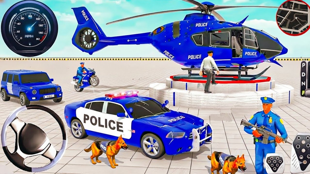 Ultimate Police Simulator 2026: High-Speed Chase & Helicopter Patrol!
