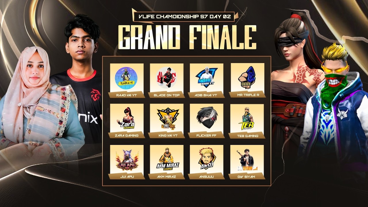 [🔴LIVE] VLIFE ESPORTS CHAMPIONSHIP S-7 | GRAND FINAL DAY-02 | FREE FIRE@raadvaiyt829 @Blade_On_Top