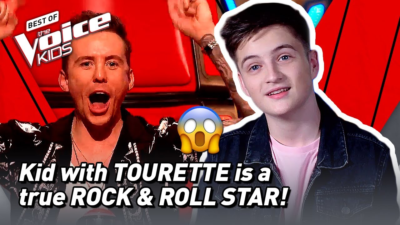 Kid with TOURETTE SYNDROME blows the coaches away in The Voice Kids! 😱 | The Voice Stage #55