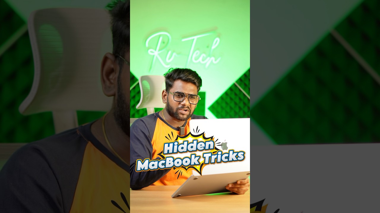 Hidden💥MacBook Tricks🫰 #MacBookTricks #TechTips #rvtechtamil