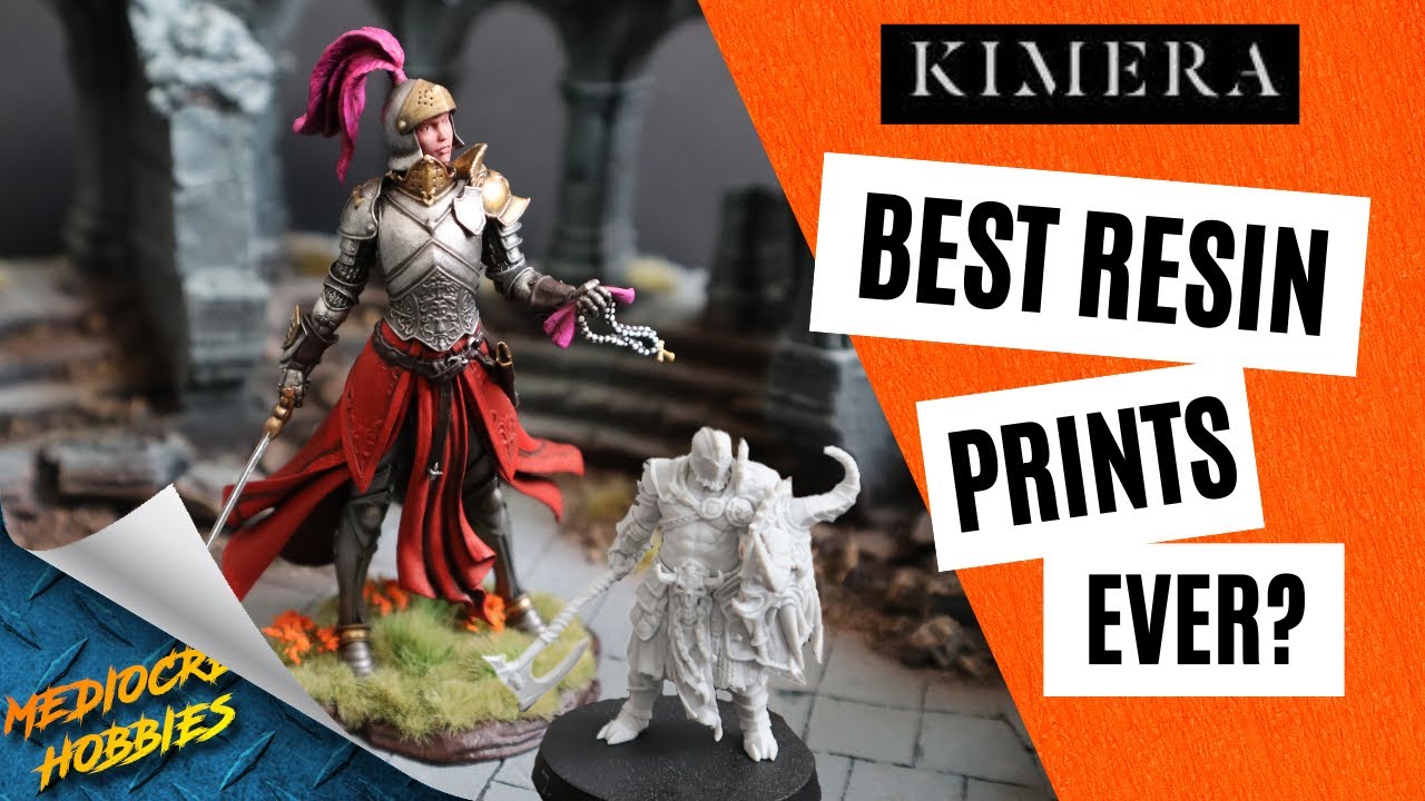 I painted my first ever 75mm scale model! Kimera Models Kickstarter-Tenebrae - Fate of Asteria