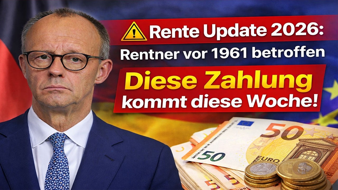 ⚠️ Rente Update 2026: Rentner vor 1961 betroffen – Diese Zahlung kommt diese Woche!