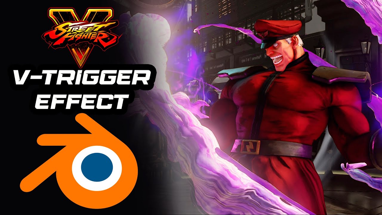 How To Make A SFV's V-Trigger Effect [Blender Tutorial]