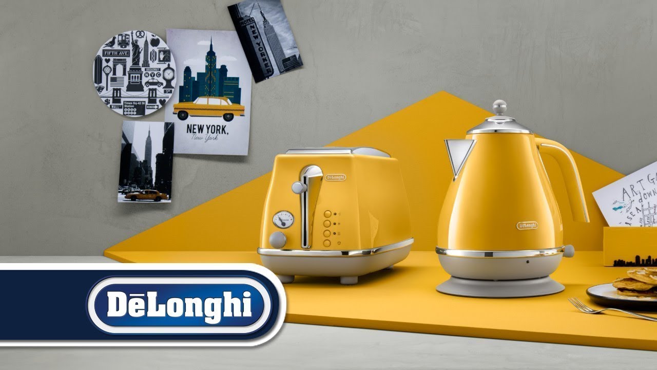 Icona Capitals by De'Longhi | Breakfast Collection with 2-slice toaster