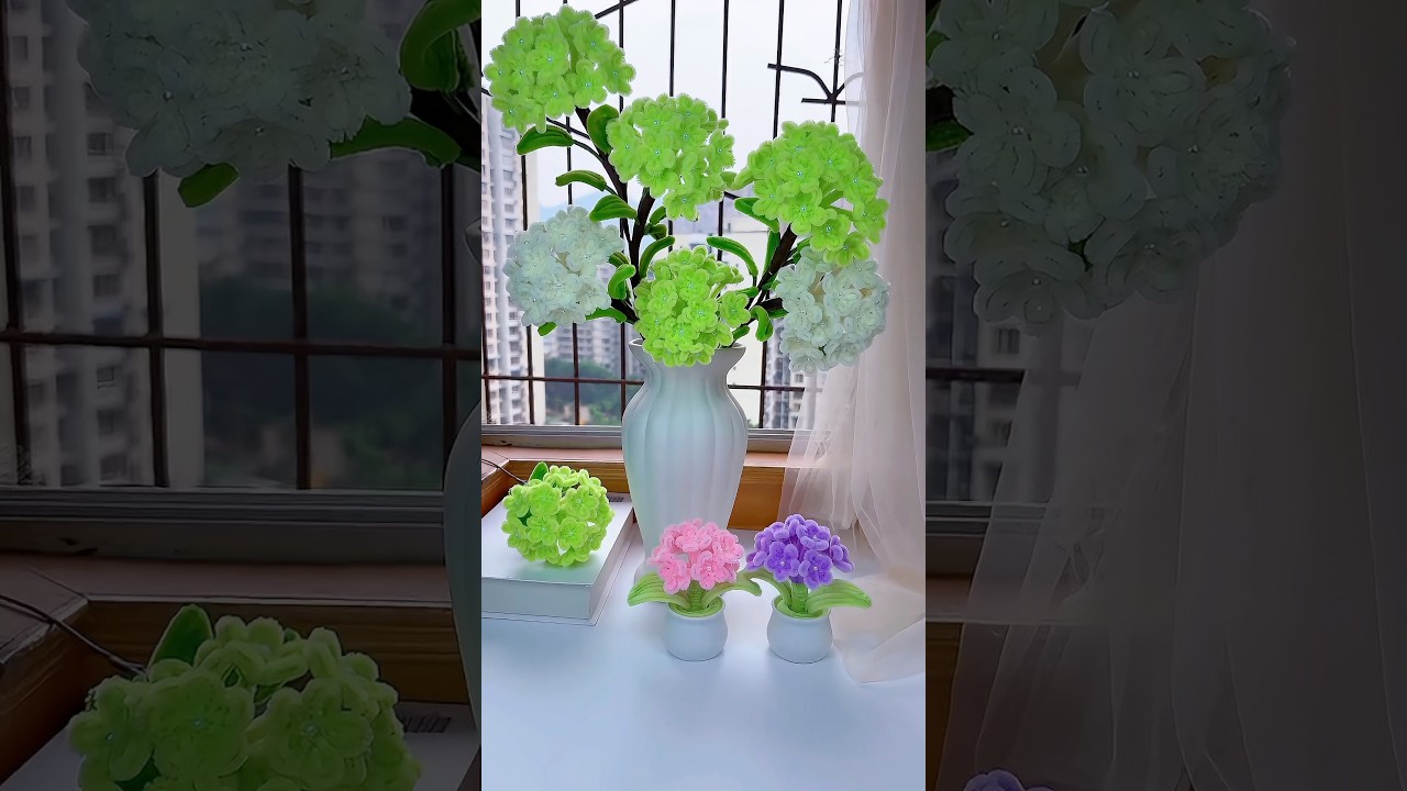 DIY pipe cleaner rose flower gift 