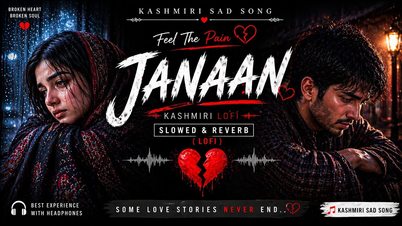 JANAAN | NEW KASHMIRI SAD | BREAKUP SONG | SLOWED & REVERB | LOFI