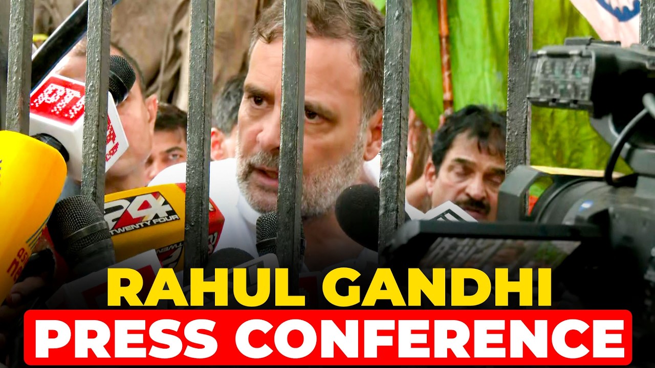 LIVE: Rahul Gandhi Holds Press Conference outside Prasar Bharati Bhawan | Delhi | CEC |Gyanesh Kumar