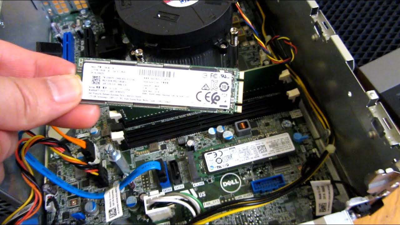 Dell Optiplex 5050 - M2 SSD Replacement | Disassembly of Chassis SFF Case