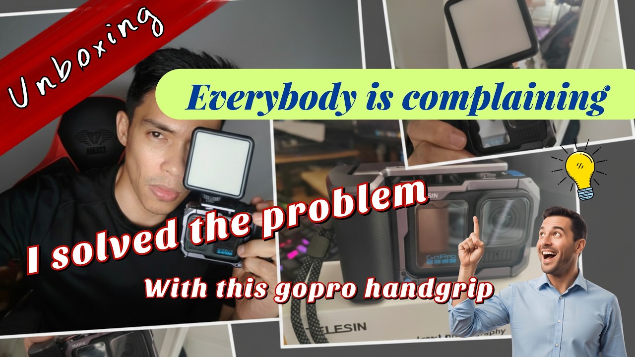 I solved the problem with #telesin #gopro Street Photography Kit while unboxing it#goprohero13black