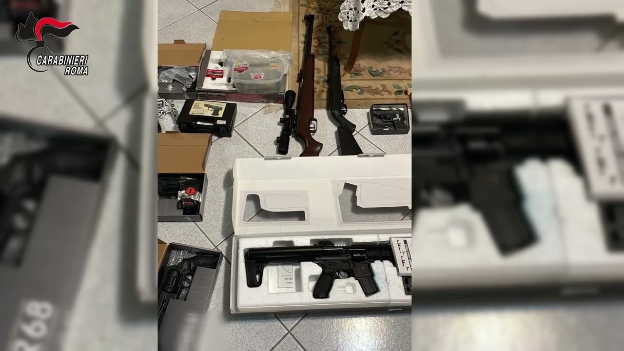 Video CC: MONTESACRO   Sequestro laboratorio armi clandestino