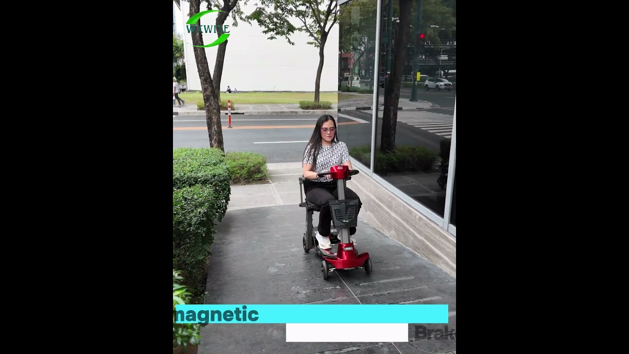 WXWISE Travel Scooter T100 Automatic Fold Unit Demo for PWD & Senior Citizen. | Philippines