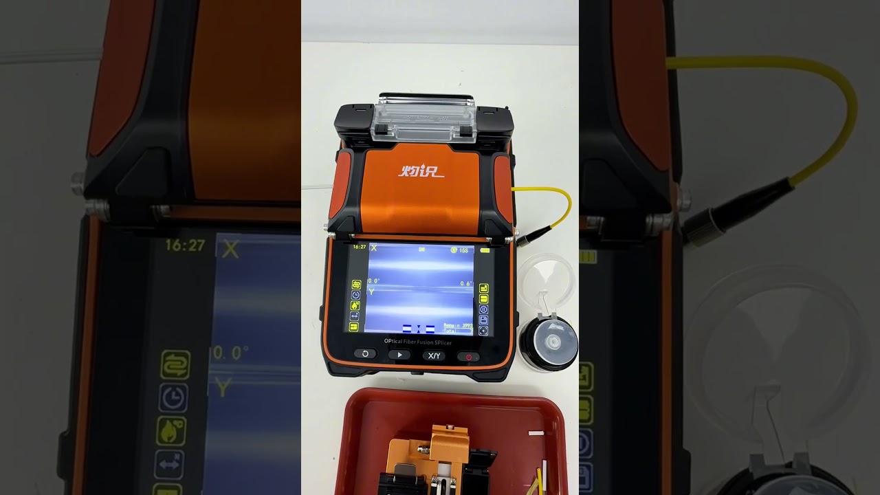 Signalfire AI-9 fiber splicing First-person perspective #tools #ftth #diy