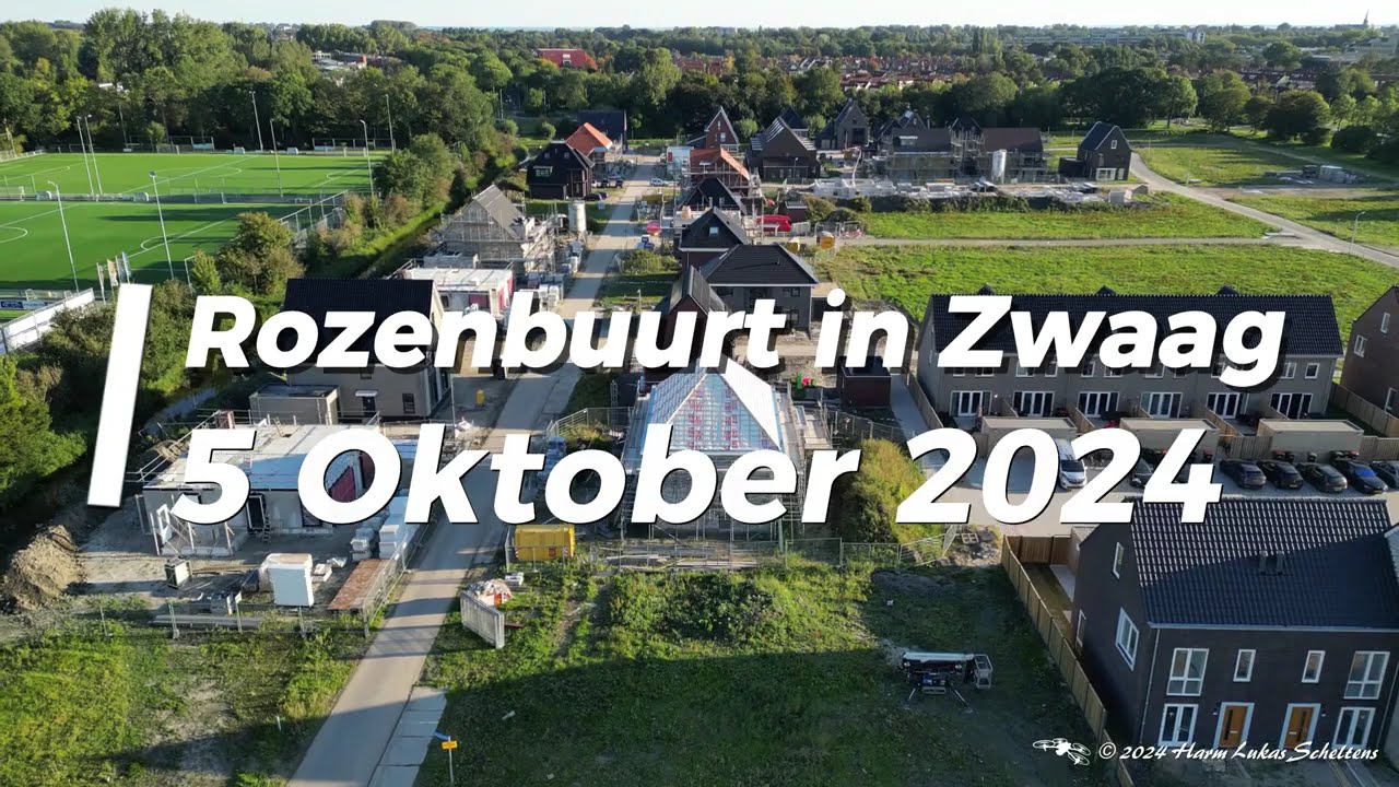 Rozenbuurt in aanbouw Zwaag 5 oktober 2024