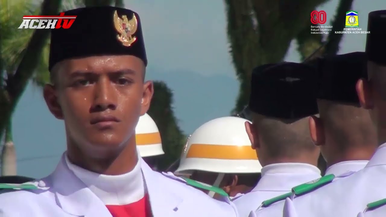 Upacara Peringatan HUT RI ke- 80 di Aceh Besar
