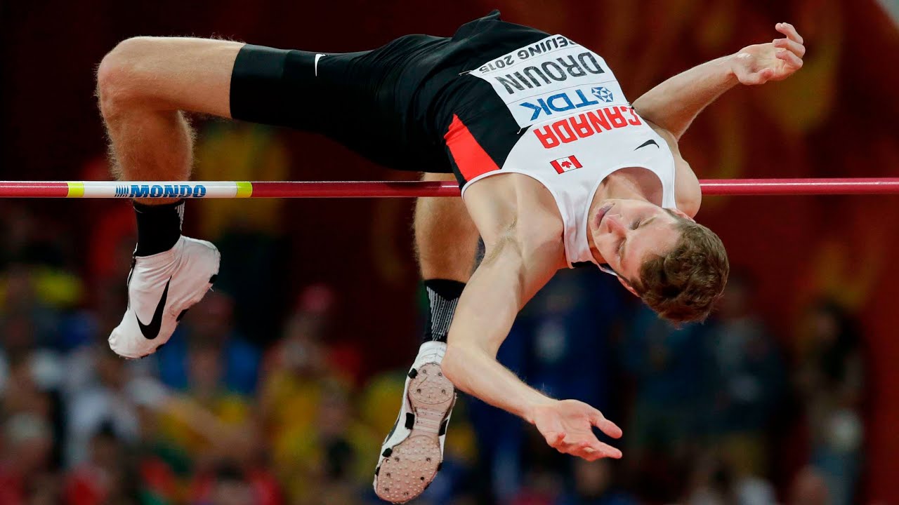 Derek Drouin wins gold in high jump