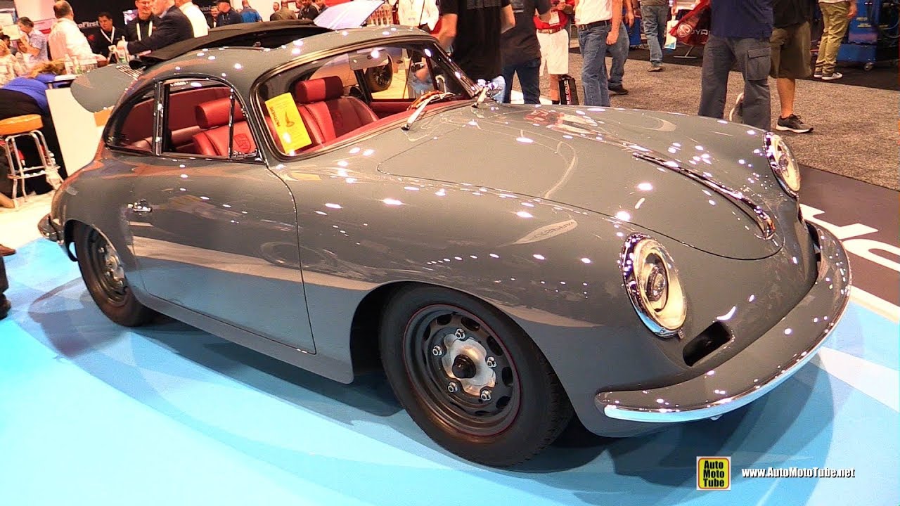 1960 Porsche 356 Blau Grau by Deluxe Customs - Walkaround - 2017 SEMA Las Vegas